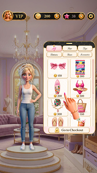 Preview of the Barbie Fashion Shows outfit shop
